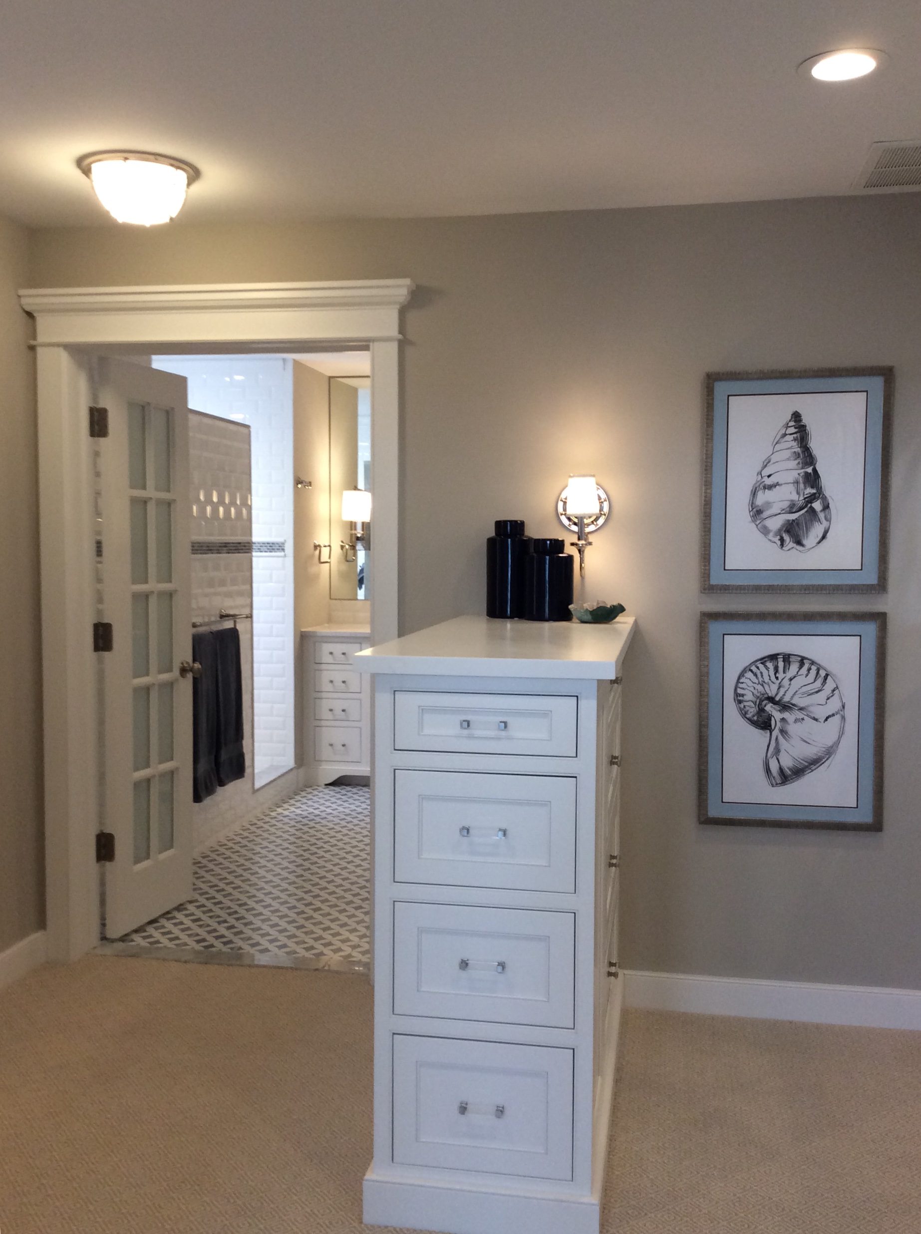 Bethany Beach Home Bedroom Wardrobe Cabinet and Wall Decor