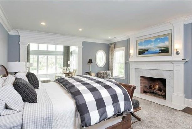 Connecticut Home Bedroom Interior Design and Furnishings by GailGray Home