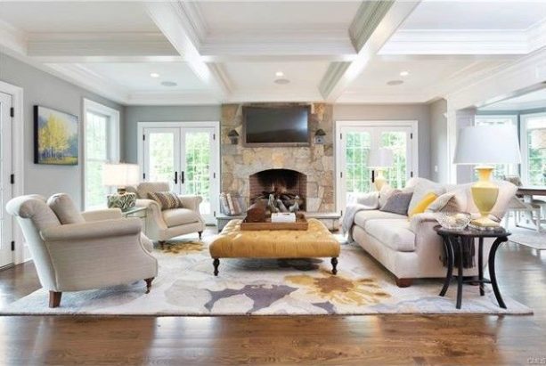 Connecticut Home Family Room Interior Design