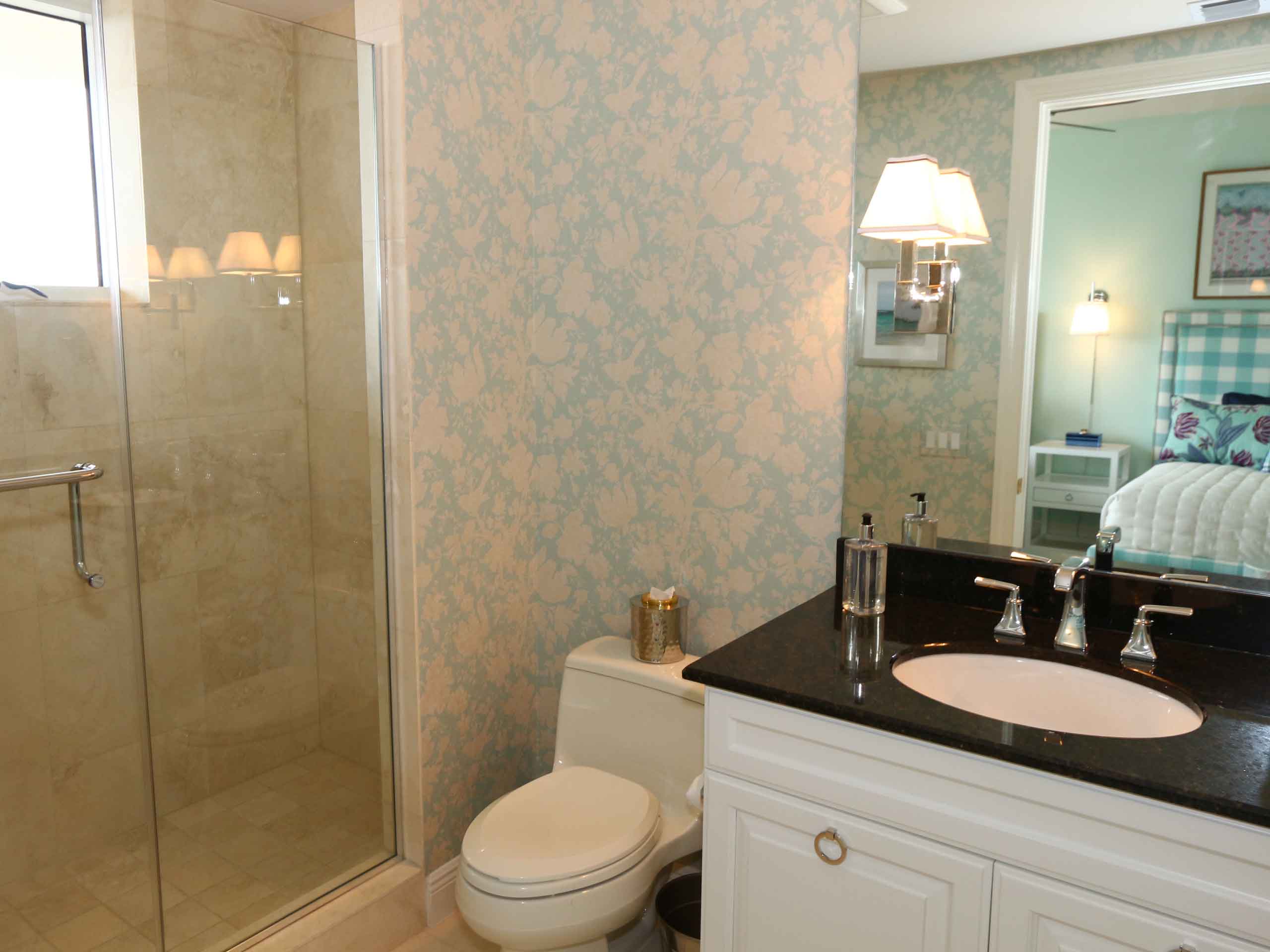 Florida Residence Guest Bath Furnishings in Florida by GailGray Home
