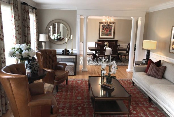 Sitting Room Designed by Anthony Sierra for a Home in Center Valley, Pennsylvania