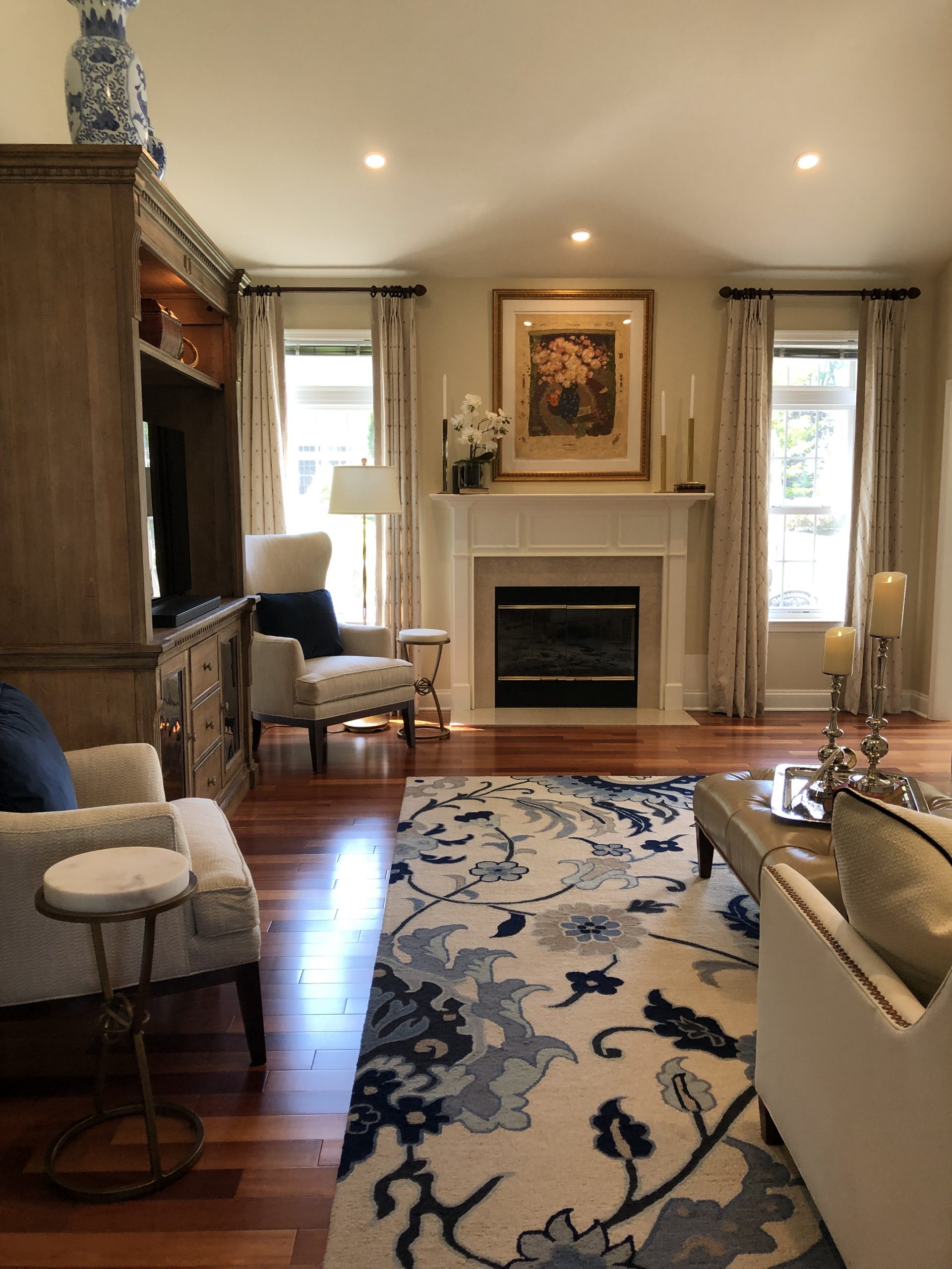 Bethlehem Living Room Design and Furnishings by GailGray Home