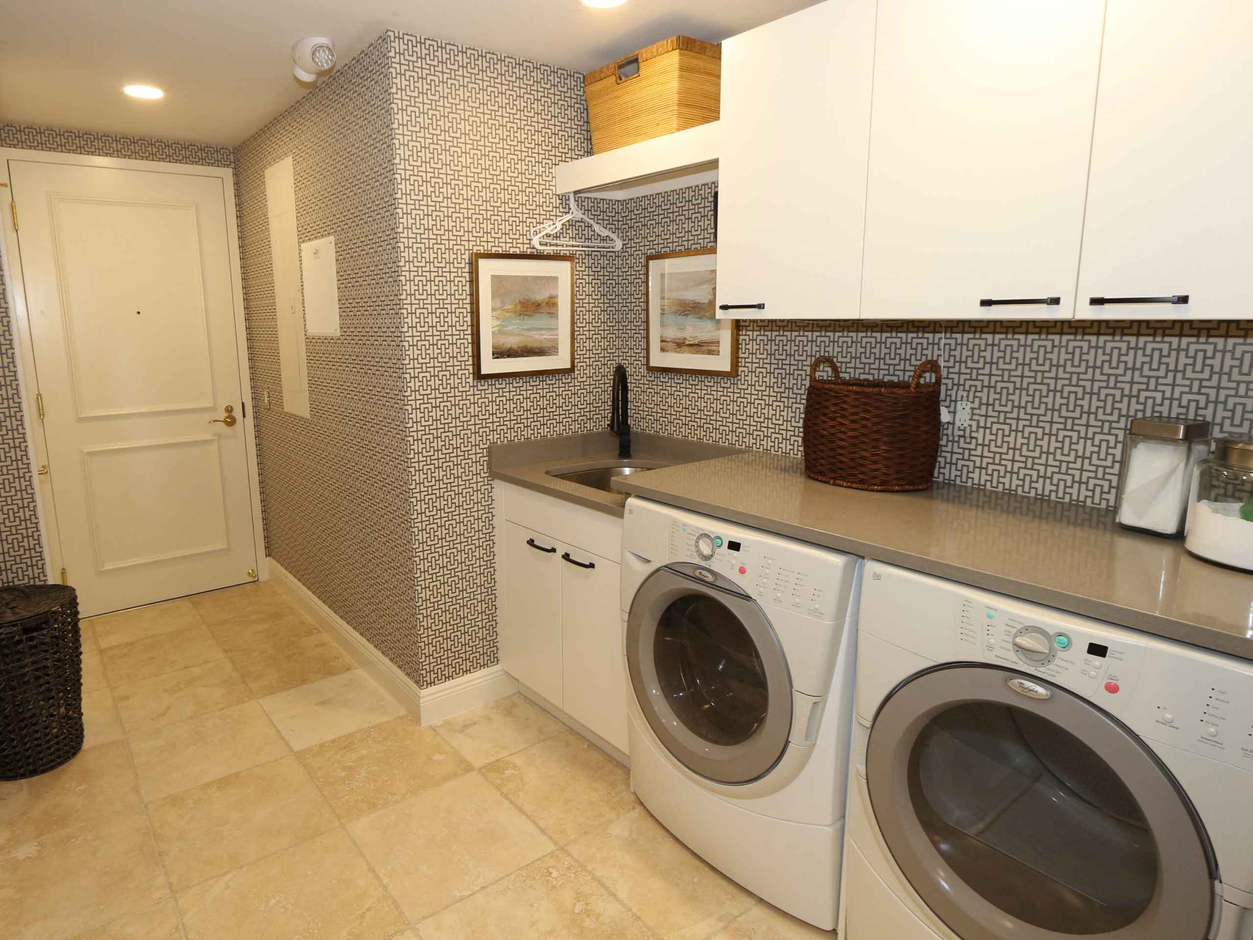 Florida Residence Laundry Room Designed by GailGray Home