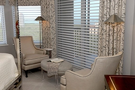Sitting Area Design for a Bedroom with Custom Drapery by GailGray Home Sitting Area Design for a Bedroom with Custom Drapery by GailGray Home
