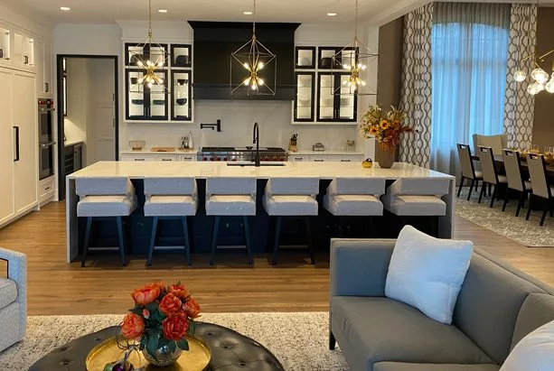 Saucon House Open Concept Kitchen-Living Room Interior Design