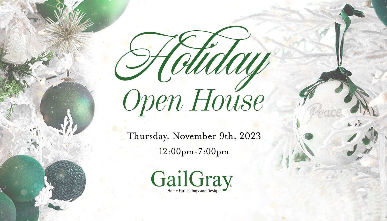 Gail Gray Holiday Open House Event