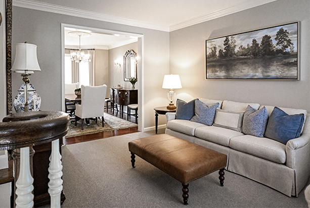 Open Concept Living Room and Dining Room Design